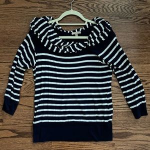 Bordeaux (Anthropologie) cowl neck top